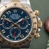 Rolex Daytona Steel Yellow Gold Blue Racing Dial Mens Watch 116523