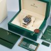 Rolex Daytona Steel Yellow Gold Blue Racing Dial Mens Watch 116523