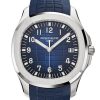 Patek Philippe Aquanaut Blue Dial 18K White Gold Men's Watch 5168G-001