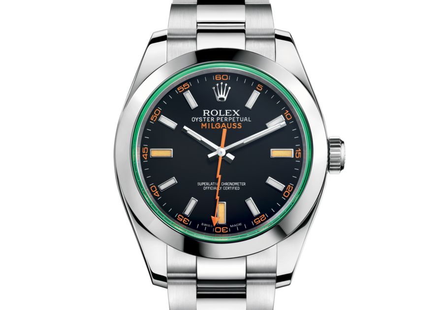 Rolex MILGAUSS Oyster, 40 mm, Oystersteel M116400GV-0001