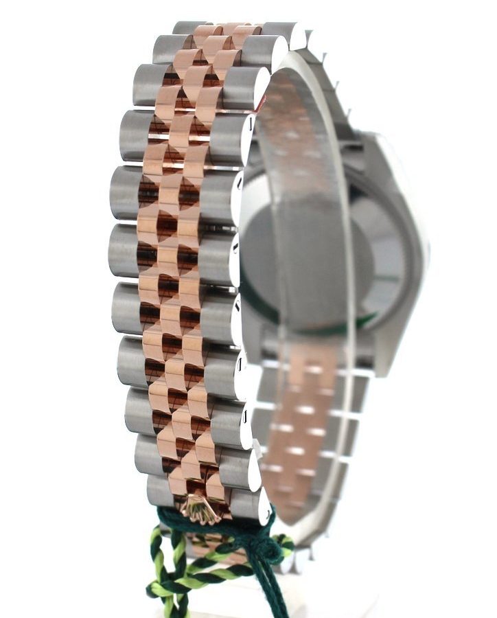 Datejust 31 Pink Raised Floral Motif Dial 18K Rose Gold Two Tone Jubilee Ladies Watch 178241