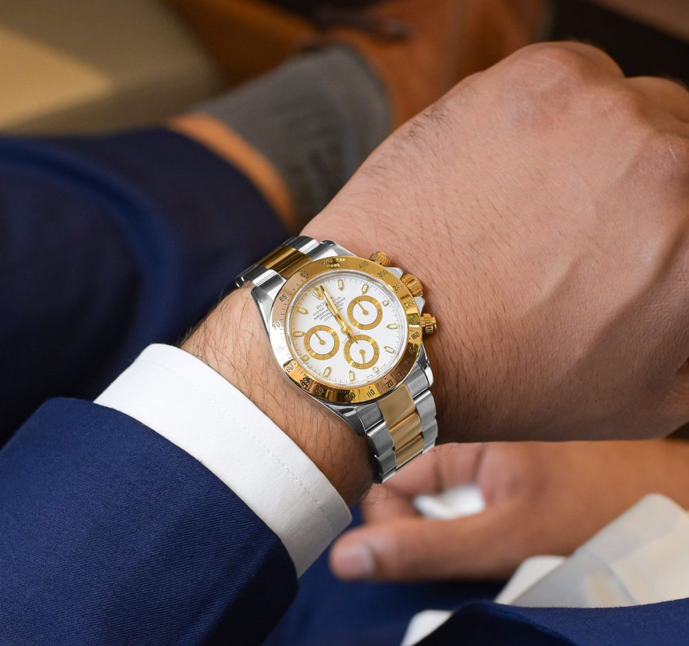 Rolex Daytona Steel & Gold White Dial 116503