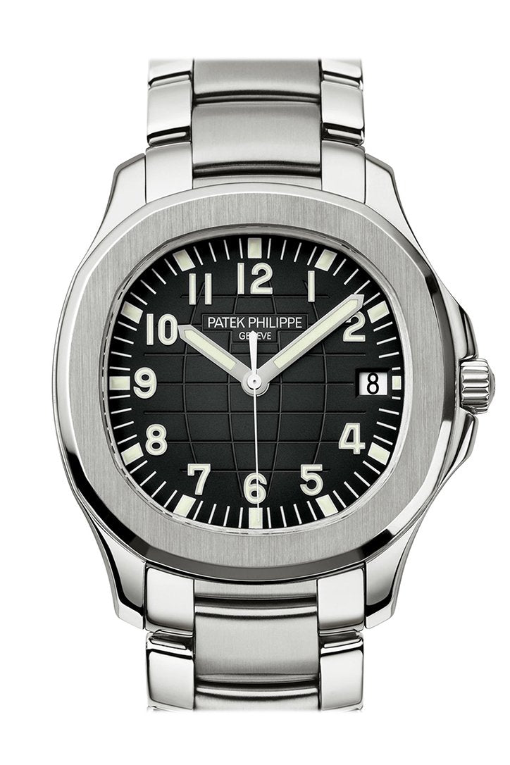 Patek Philippe Aquanaut Black Dial Stainless Steel Automatic Men's Watch 5167-1A 5167/1A