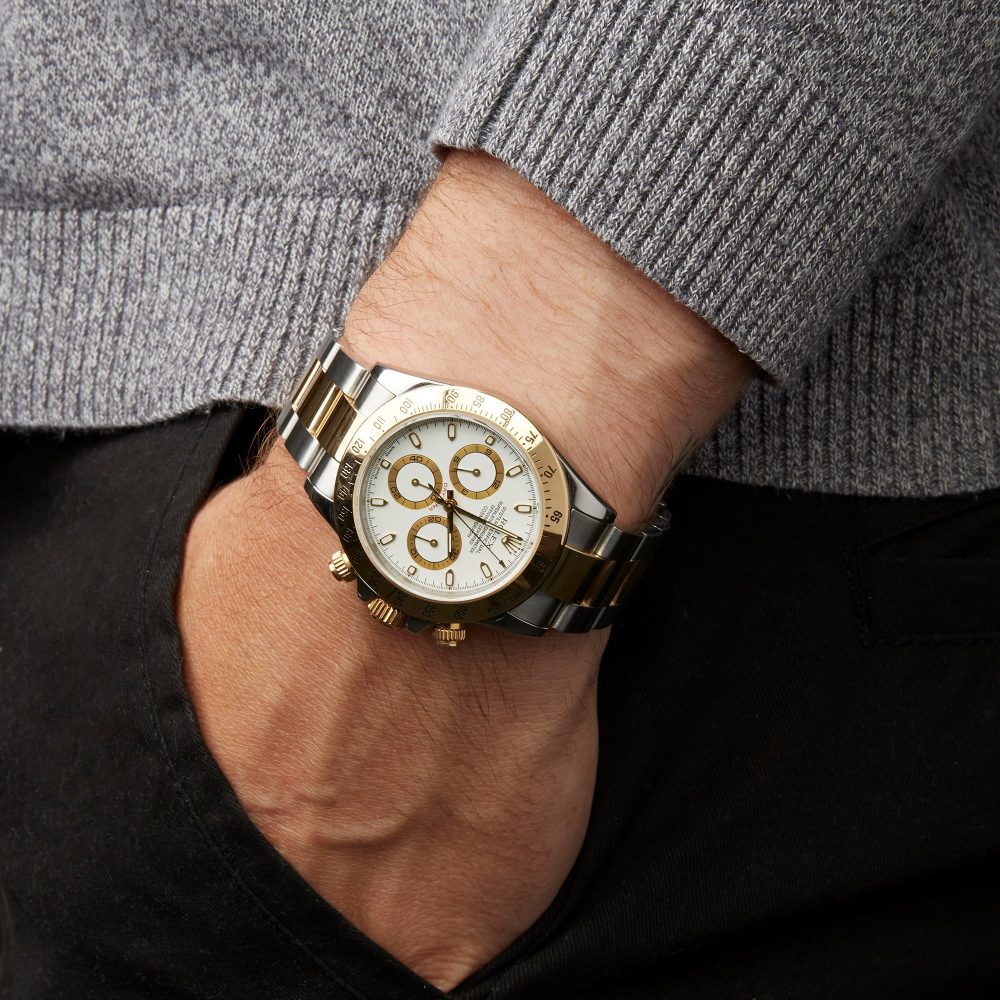 Rolex Daytona Steel & Gold White Dial 116503