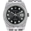 Datejust 36 Black Jubilee design set with Diamonds Dial 18k White Gold Diamond Bezel Jubilee Men's Watch 116244