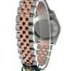 Datejust 31 White Roman Dial Fluted Bezel 18K Rose Gold Two Tone Jubilee Ladies Watch 178271