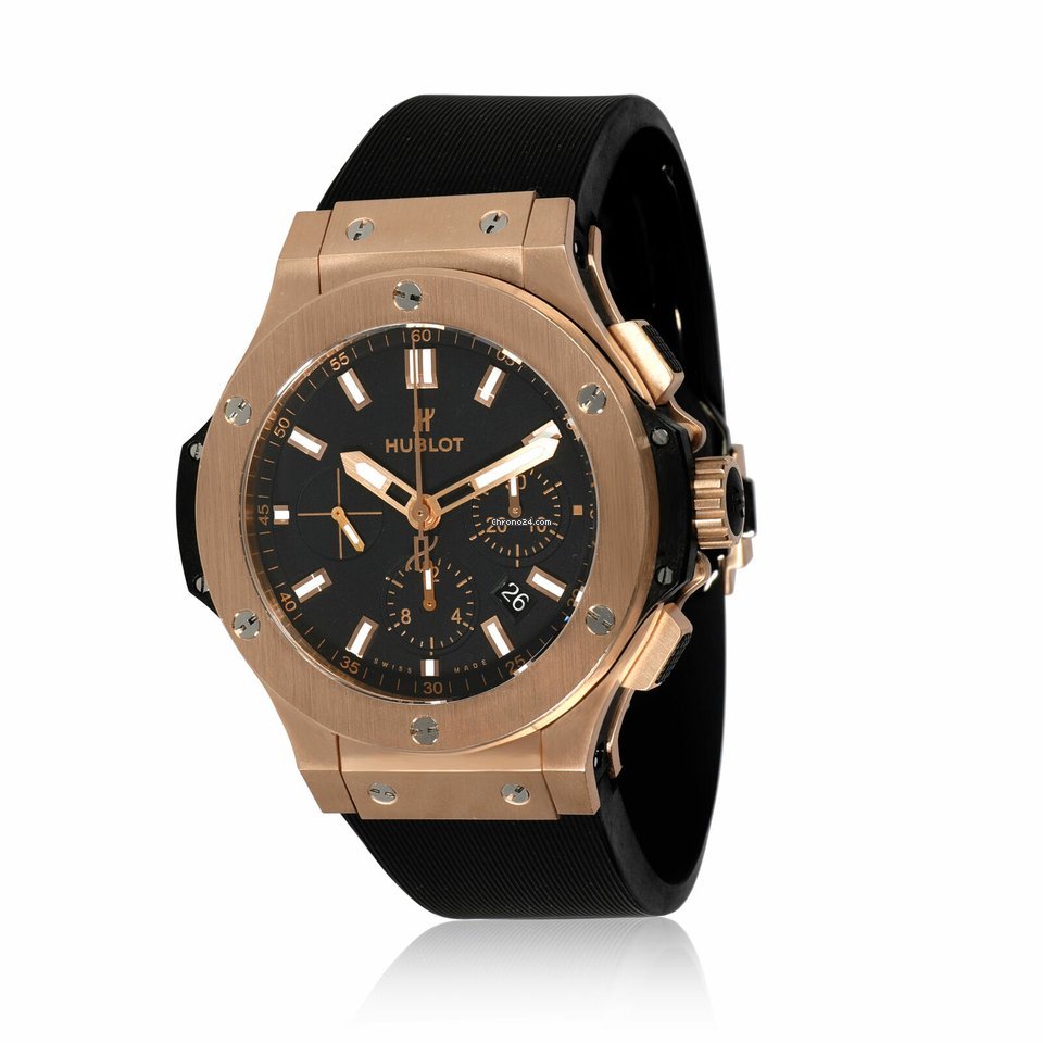 Hublot Big Bang, Gold Chronograph, 18k Rose Gold, 44 mm, Ref# 301.RX.1180.RX