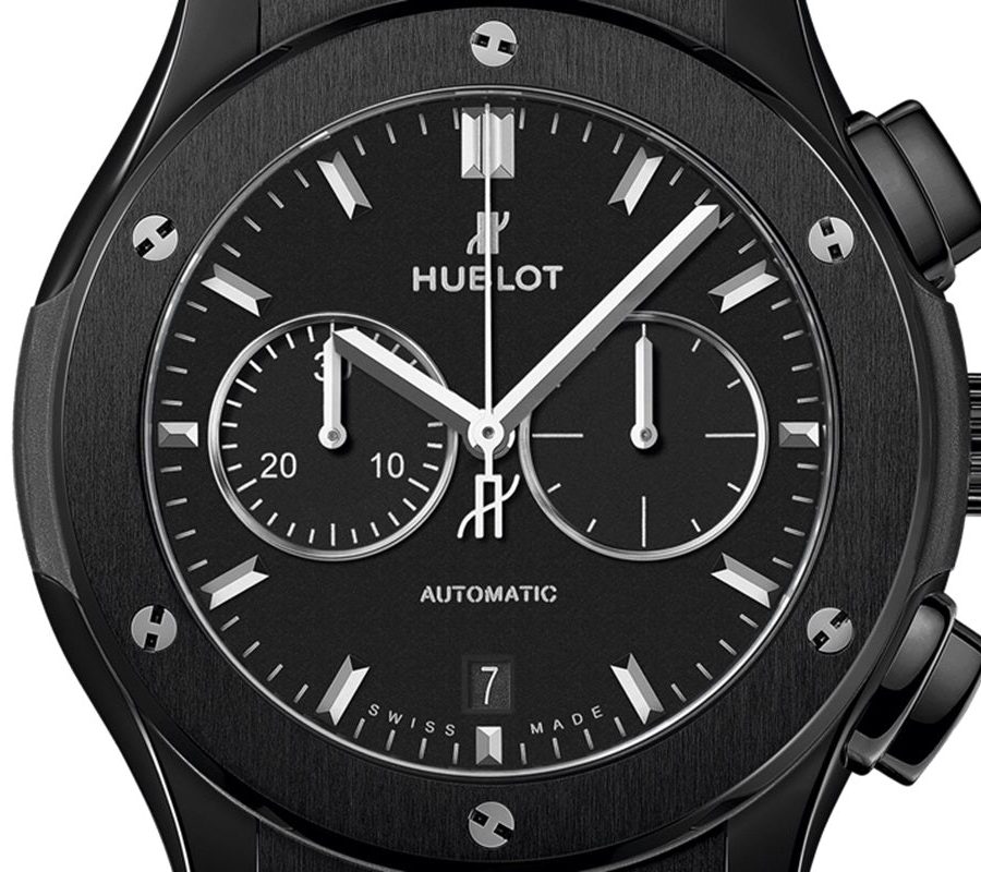 Unworn Hublot Classic Fusion Chronograph Black Magic Ref# 541.CM.1171.RX