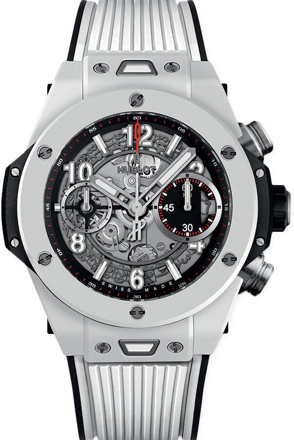 Hublot Big Bang Unico White ceramic, 42mm, Ref# 441.HX.1170.RX