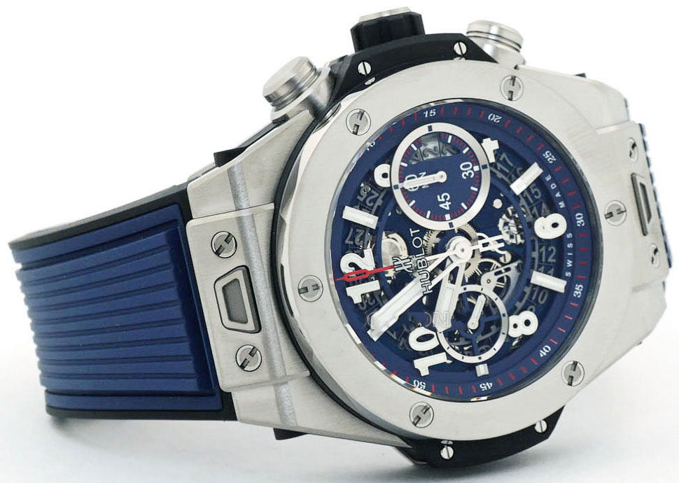 Hublot Big Bang, Unico Titanium Blue, 42mm, Ref# 441.NX.5179.RX