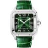 Santos de Cartier Large Smoky Green Dial Automatic Bracelet/Strap Watch