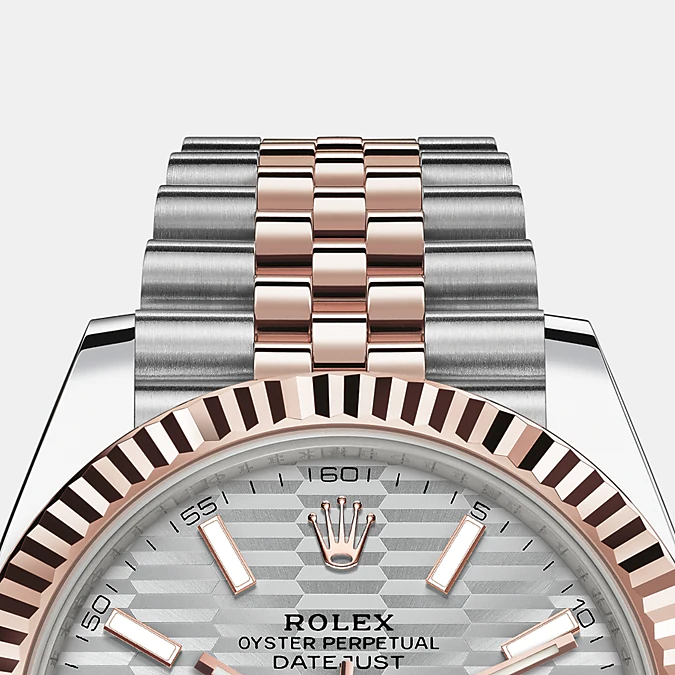 Rolex Datejust 41mm, Oystersteel and 18k Everose Gold, Ref# 126331-0018