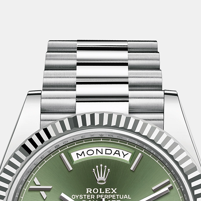 Rolex Day-Date, 40mm, Platinum, Ref# 228236-0008