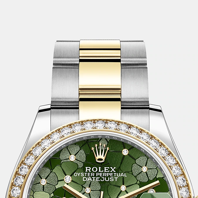 Rolex Datejust 31mm, Oystersteel and 18k Yellow Gold with Diamonds, Ref# 278383rbr-0031