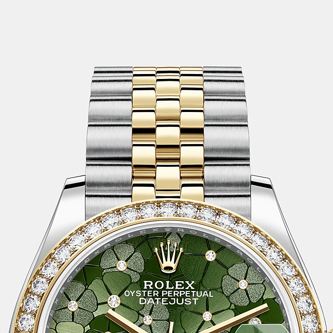 Rolex Datejust 31mm, Oystersteel and 18k Yellow Gold with Diamonds, Ref# 278383rbr-0032