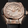 Hublot Big Bang ONE CLICK KING GOLD FULL PAVÉ Ref# 485.OX.9000.RX.1604