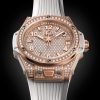 Hublot Big Bang ONE CLICK KING GOLD WHITE FULL PAVÉ Ref# 465.OE.9010.RW.1604