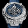 Hublot Big Bang SANG BLEU II TITANIUM BLUE PAVÉ Ref# 418.NX.5107.RX.1604.MXM20