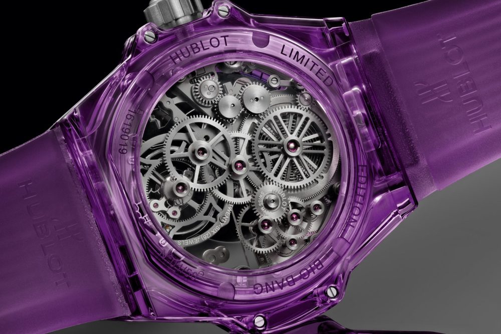 Hublot Big Bang TOURBILLON AUTOMATIC PURPLE SAPPHIRE Ref# 429.JM.0120.RT