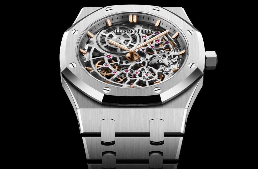 Audemars Piguet Royal Oak "JUMBO" EXTRA-THIN OPENWORKED "50TH ANNIVERSARY" Ref# 16204ST.OO.1240ST.01