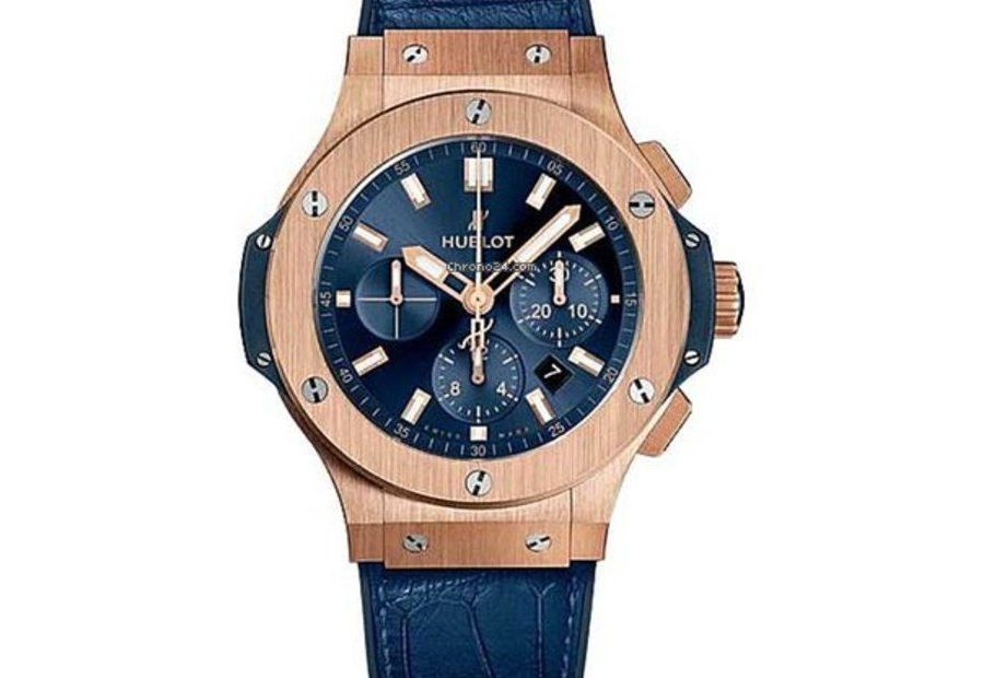 Hublot Big Bang Gold Blue 44mm, Ref# 301.PX.7180.LR