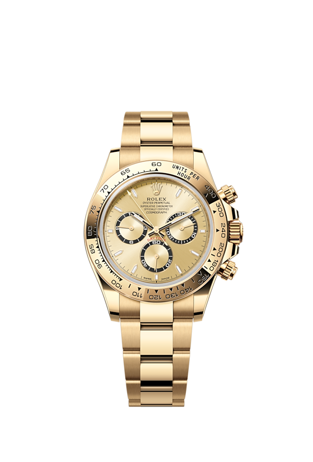 Rolex Cosmograph Daytona 40mm, 18k Yellow Gold, Ref# 126508-0005