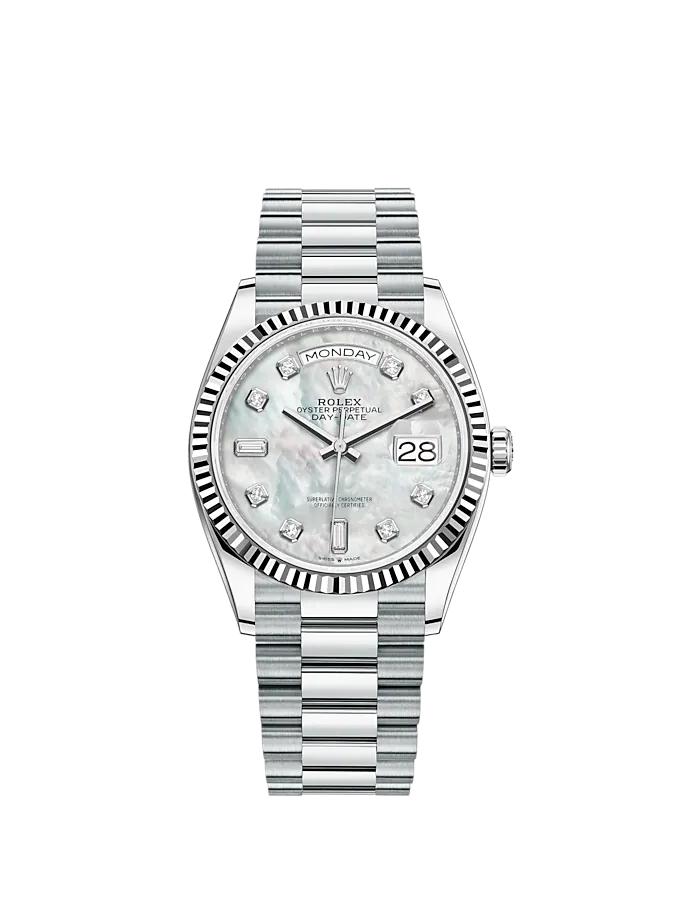 Rolex Day-Date, 36mm, Platinum, Ref# 128236-0002