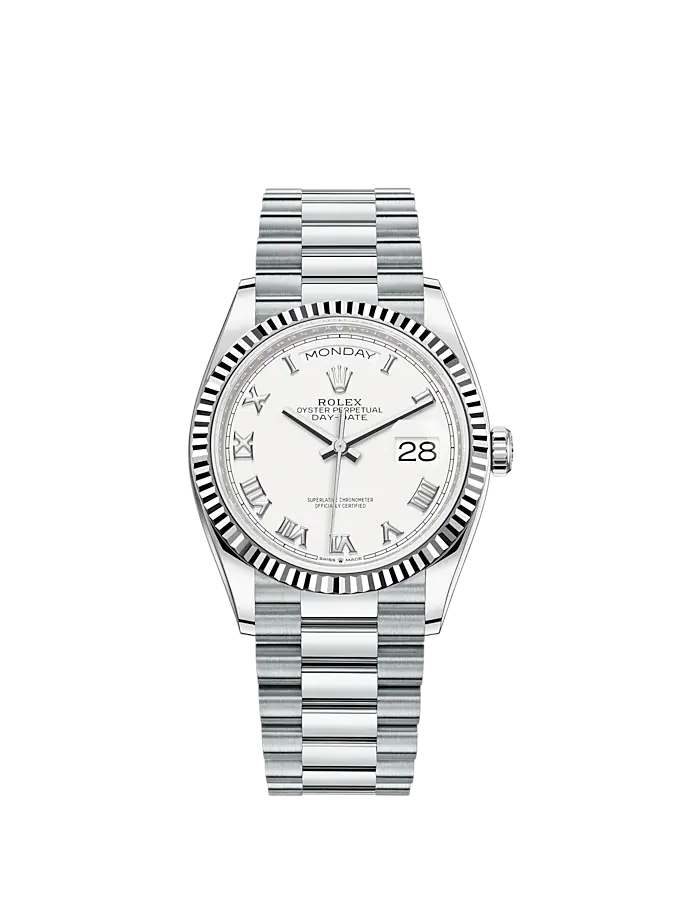 Rolex Day-Date, 36mm, Platinum, Ref# 128236-0007