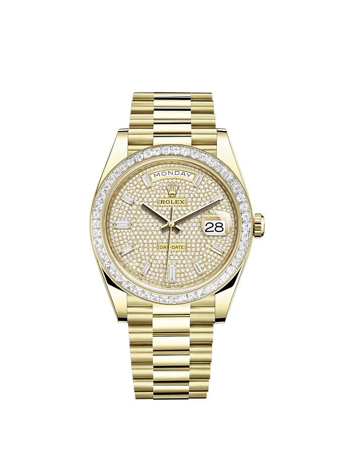 Rolex Day-Date 40mm, 18k Yellow Gold, Ref# 228398tbr-0036