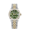 Rolex Datejust 31mm, Oystersteel and 18k Yellow Gold with Diamonds, Ref# 278383rbr-0032