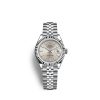 Rolex Lady-Datejust 28, Oystersteel and 18k White Gold, Ref# 279174-0005