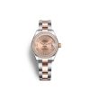 Rolex Lady-Datejust 28, Oystersteel and 18k Everose Gold, Ref# 279381RBR-0026