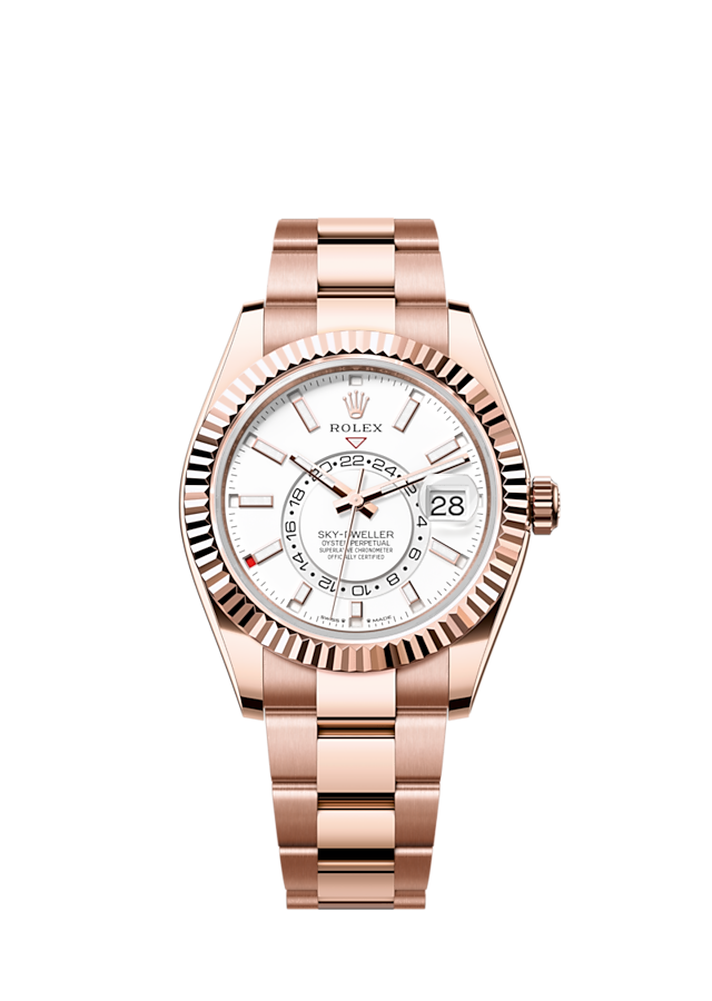 Rolex Sky-Dweller, 42mm, 18k Everose Gold, Ref# 336935-0003