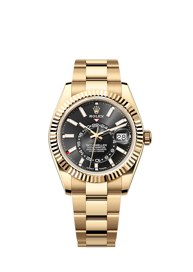 Rolex Sky-Dweller, 42mm, 18k Yellow Gold, Ref# 336938-0002