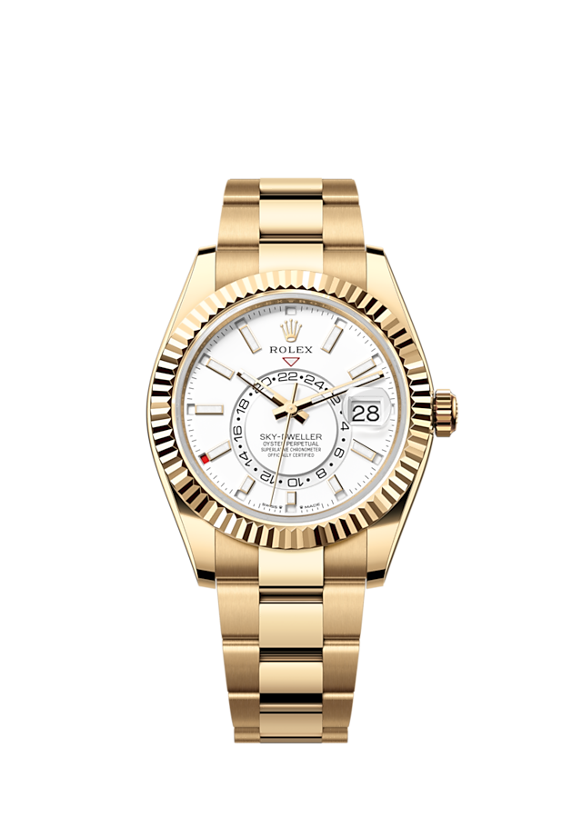 Rolex Sky-Dweller, 42mm, 18k Yellow Gold, Ref# 336938-0003