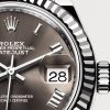 Rolex Lady-Datejust 28, Oystersteel and 18k White Gold, Ref# 279174-0014