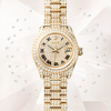 Rolex Lady-Datejust 28, 18k Yellow Gold, Ref# 279458RBR-0001