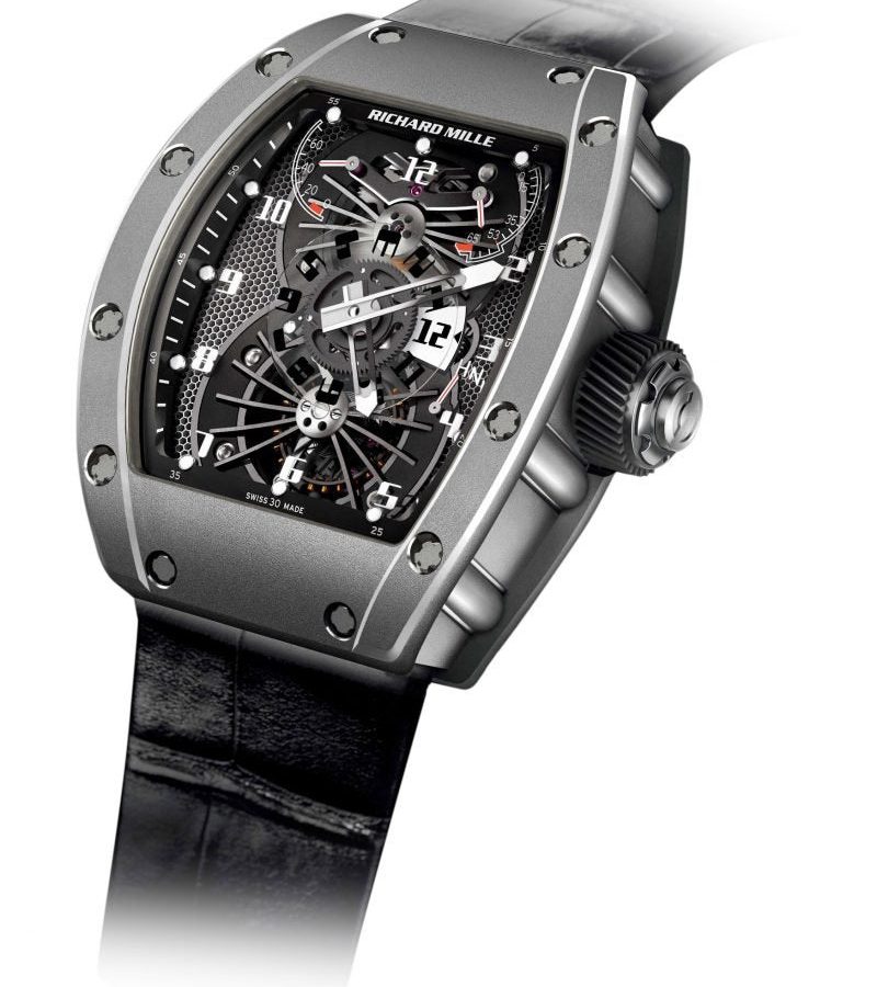 Richard Mille 022 Manual Winding Tourbillon Aerodyne Dual Time Zone