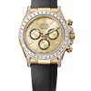 Rolex Cosmograph Daytona Oyster, 40 mm, yellow gold and diamondsReference 126538TBR