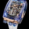 Jacob & Co. BUGATTI CHIRON BLUE SAPPHIRE CRYSTAL Watch Replica BU210.80.AH.UA.BBRUA Jacob and Co Watch Price