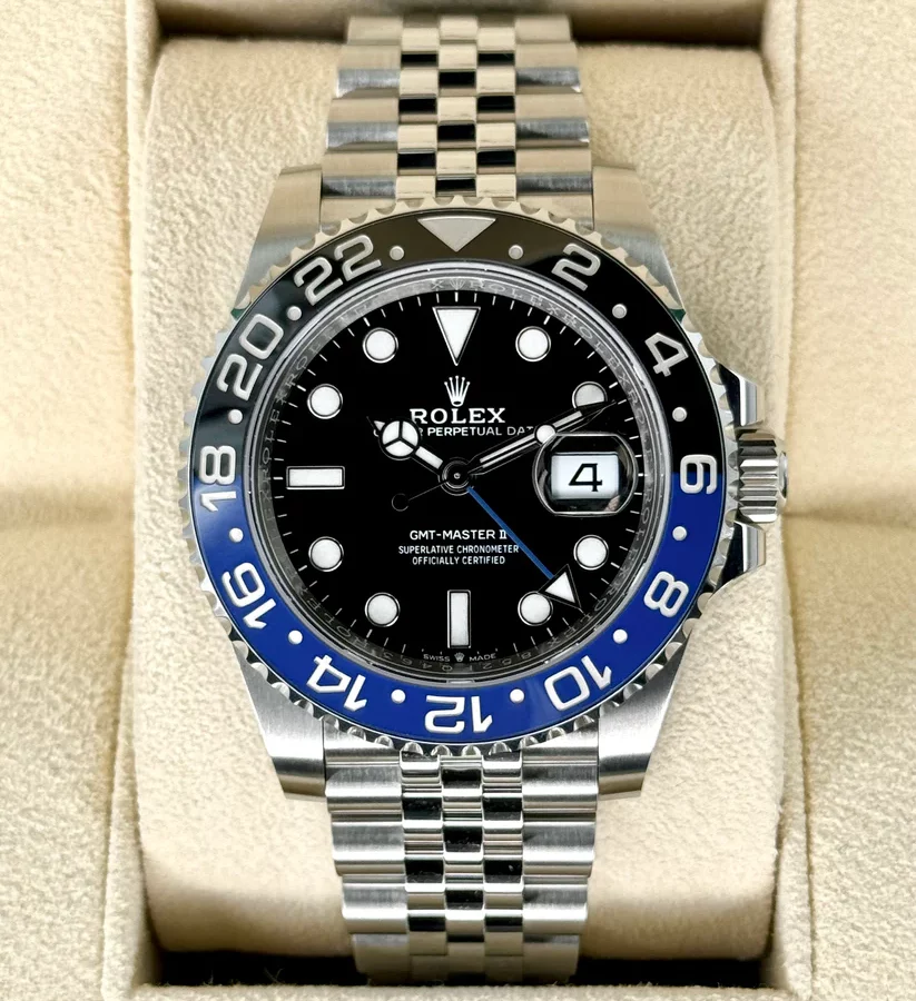 NEW 2024 Rolex GMT-Master II “Batgirl” 40mm 126710BLNR Jubilee Black Dial