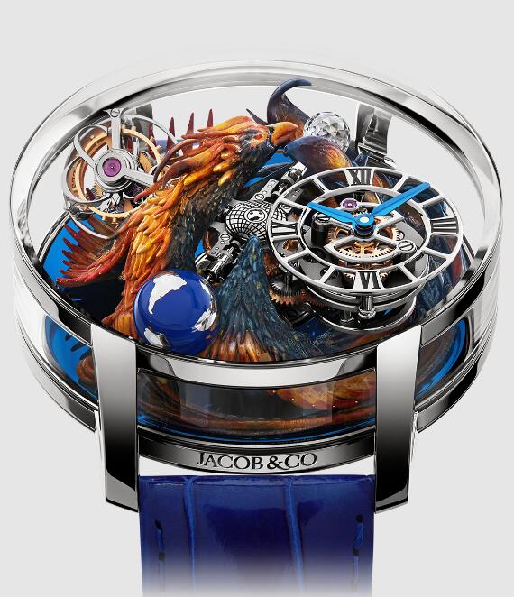 Jacob & Co. ASTRONOMIA ART TOURBILLON PAINTED PHOENIX Watch Replica AT112.30.AA.UB.ABALA Jacob and Co Watch Price