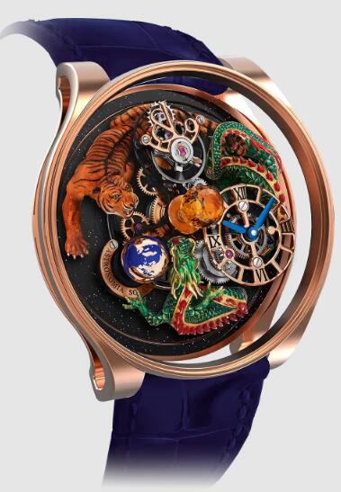 Jacob & Co. astronomia dragon ROSE GOLD DRAGON & TIGER Watch Replica AS302.40.AA.AA.A Jacob and Co Watch Price