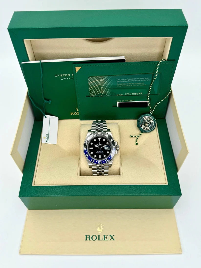 NEW 2024 Rolex GMT-Master II “Batgirl” 40mm 126710BLNR Jubilee Black Dial