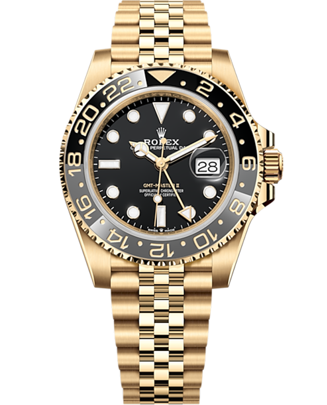 GMT-Masterll Oyster, 40 mm, yellow gold