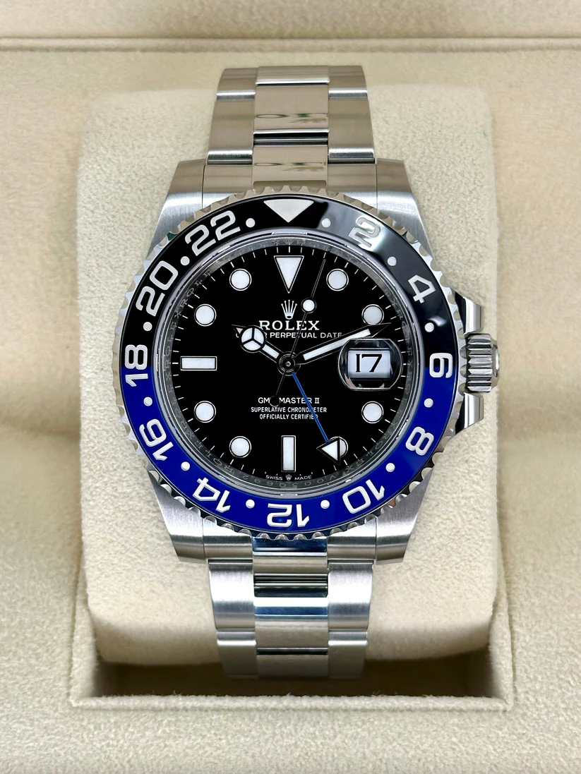 NEW 2024 Rolex GMT-Master II “Batman” 40mm 126710BLNR Oyster