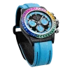 ROLEX Diw Daytona carbon rainbow blue 40mm carbon