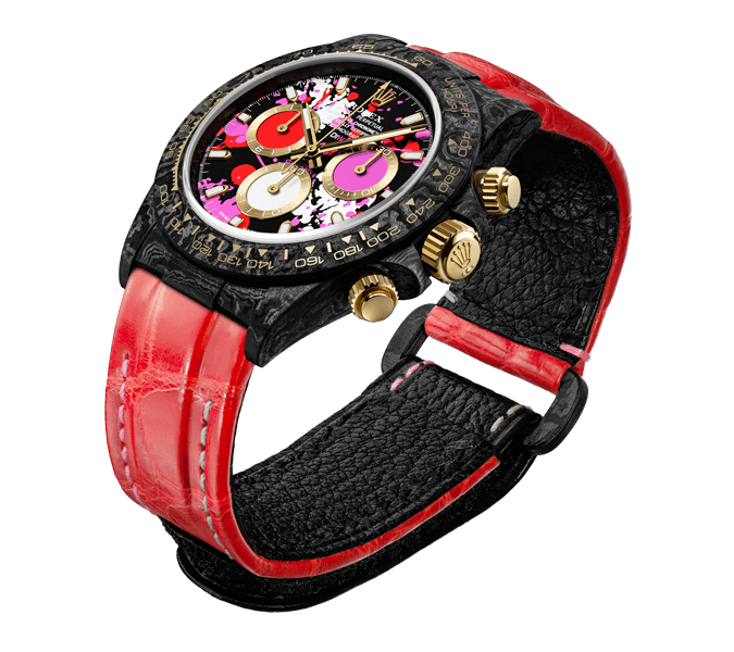 ROLEX Diw Daytona motley red 40mm oyster black