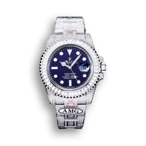 Rolex Submariner Iced Out Ref.116619LB 40mm Blue Dial