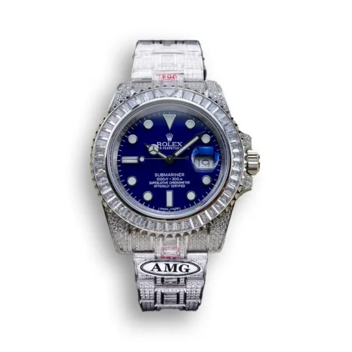 Rolex Submariner Iced Out Ref.116619LB Blue Dial 40mm